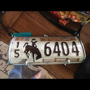 License plate purse